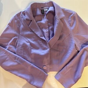 Divided Purple Blazer